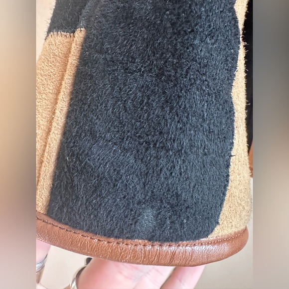 Cawley Studio Avis Sheepskin Stripe Jacket Coat S Handmade in England - Picture 2 of 16